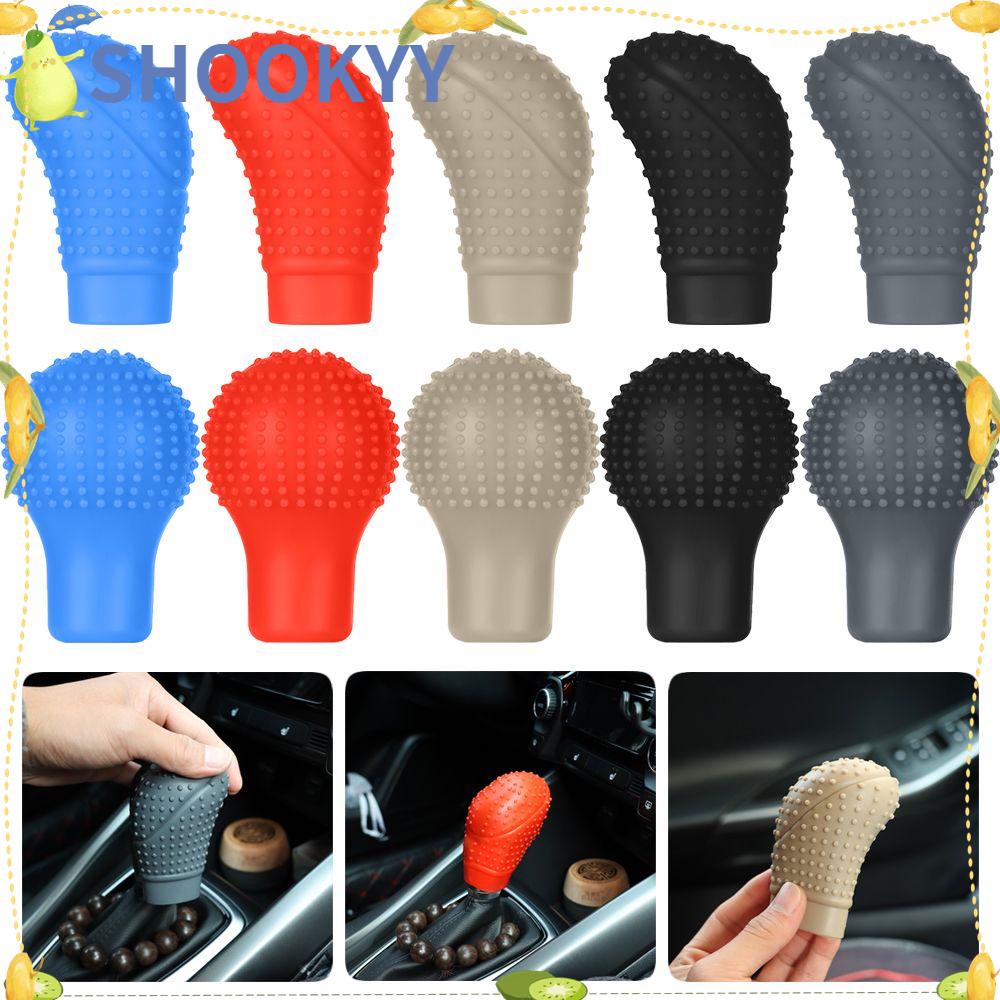 Chookyy Gear Shift Knob Cover Universal Mobil Handball Handbrake Case