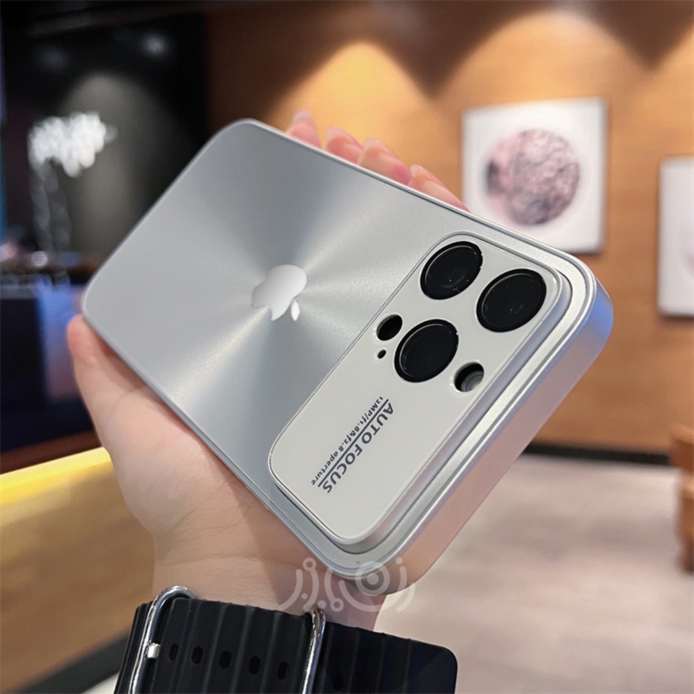 IPHONE Casing Ponsel Mewah Untuk Iphone11 12 13 14 Pro Max Case Casing Iphone14 Plus Sarung Tahan Guncangan Warna Laser Dengan Lensa Pelindung Kamera