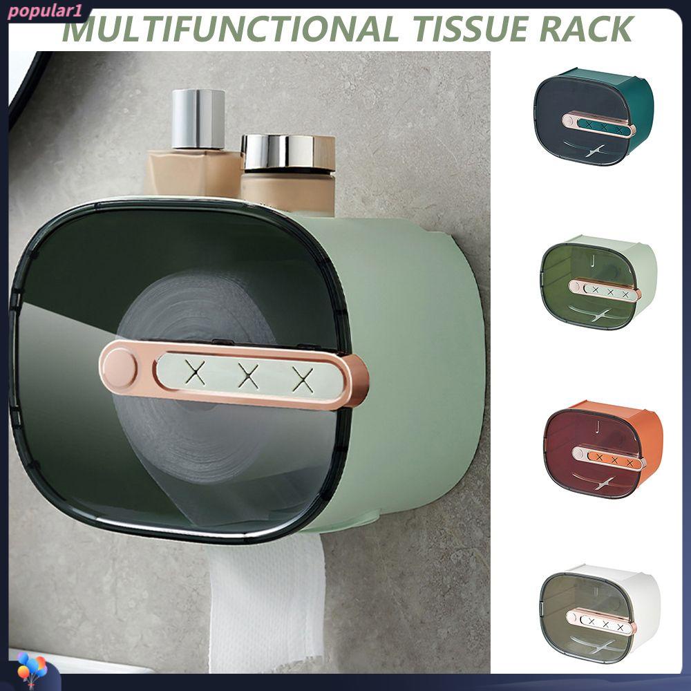 Populer Tempat Kertas Toilet New Anti Air Tidak Meninju Dinding Roll/ Dispenser Kertas Serut