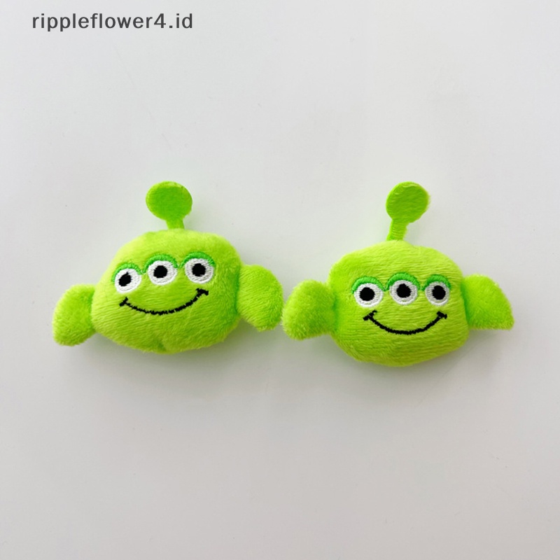 {rippleflower4.id} Bros Monster Bulu Biru Bermata Satu Strawberry Beruang Lencana Pin Bros Mewah Bros Lembut Kawaii Mewah Pin Bros Untuk Ransel Mantel Bros Aksesoris Dekorasi~