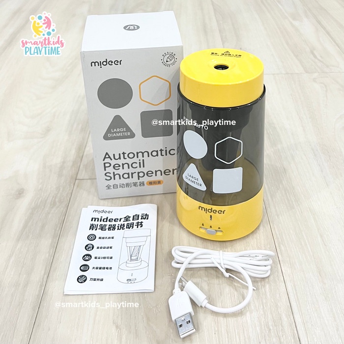 

Mideer Automatic Pencil Sharpener Mainan Edukasi Anak - Kuning