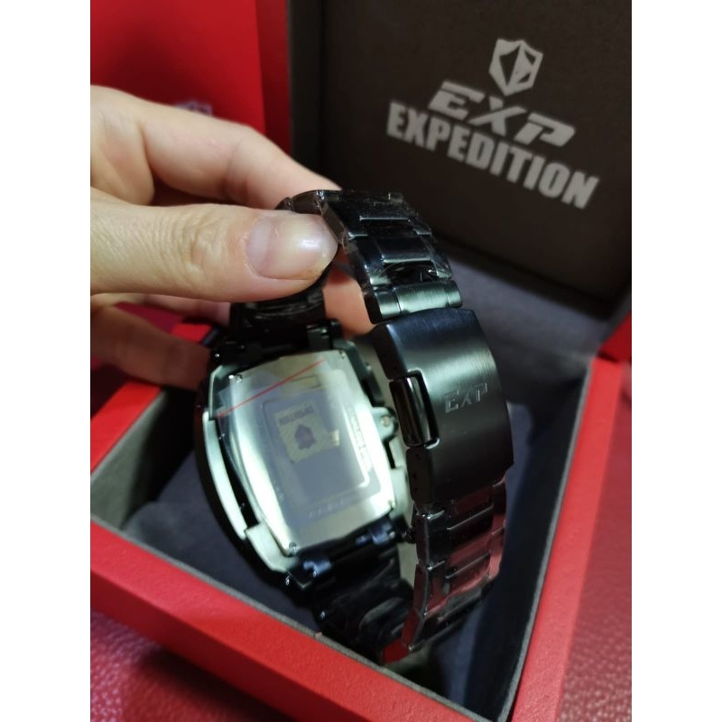 Expedition EXP 3008 / E3008 Rubber Jam Tangan Pria Original