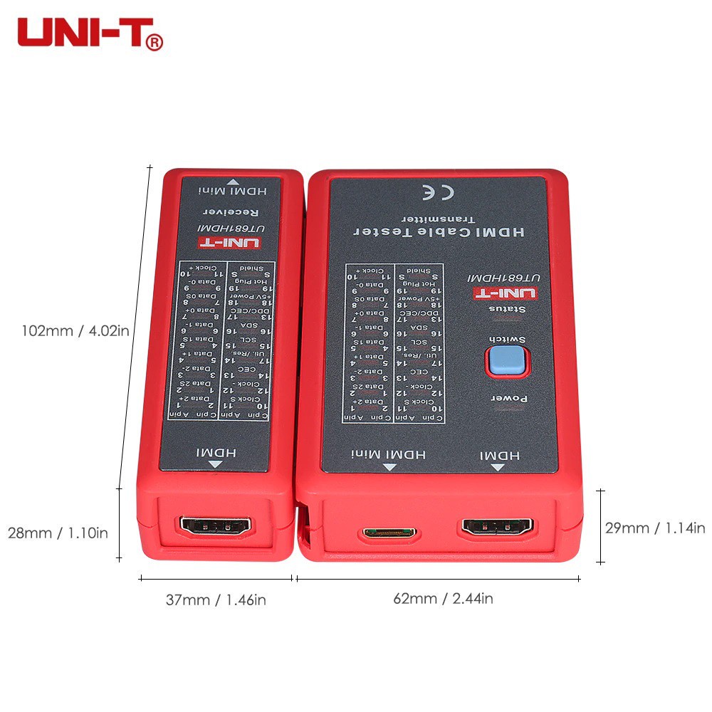 AKN88 - UNI-T UT681HDMI - Alat Scan dan Tes Kabel HDMI dan Mini HDMI