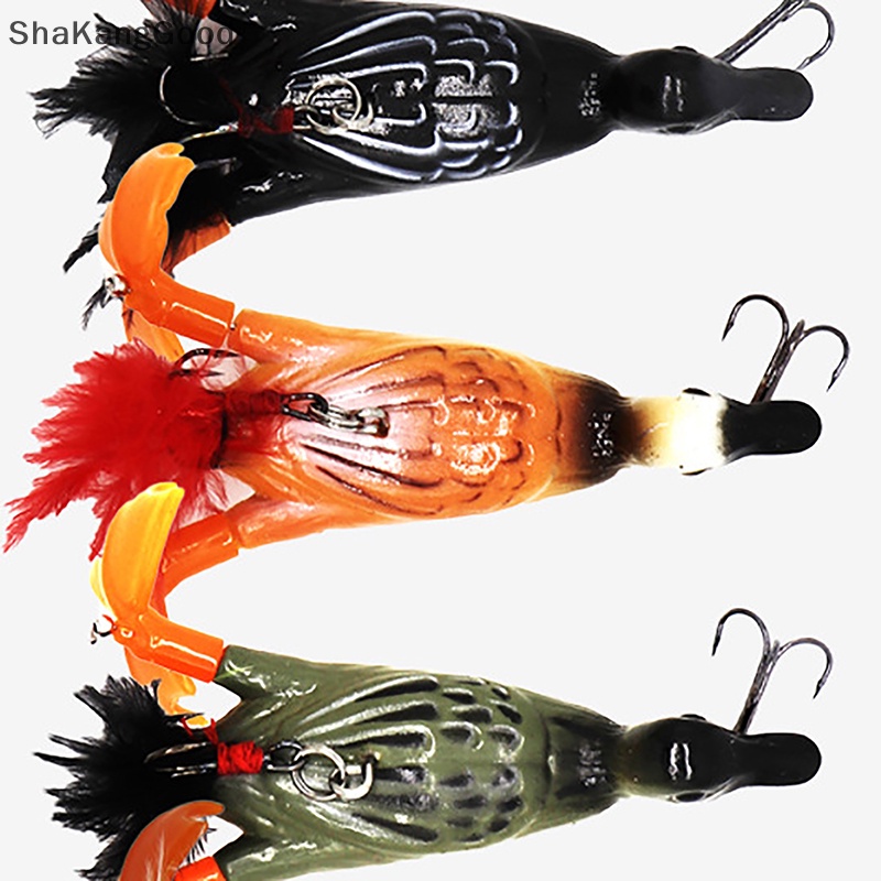 Skid 59mm 14g Floag 3D Suicide Duck Fishing Lures Untuk Bass Pike Umpan Manusia Hidup Whopper Wobblers Pesca SKK