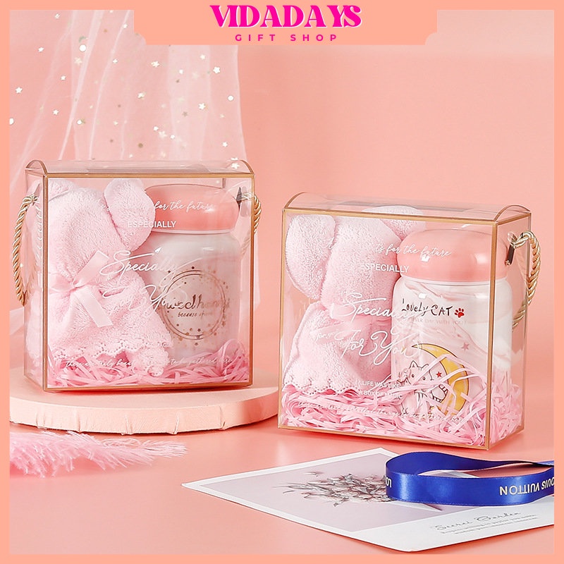 

VIDADAYS HAMPERS PERNIKAHAN BOTOL MINUM KERAMIK KREATIF SET DIY + BONEKA / HADIAH ULANG TAHUN / KADO ULTAH / BIRTHDAY GIFT / FREE KARTU UCAPAN