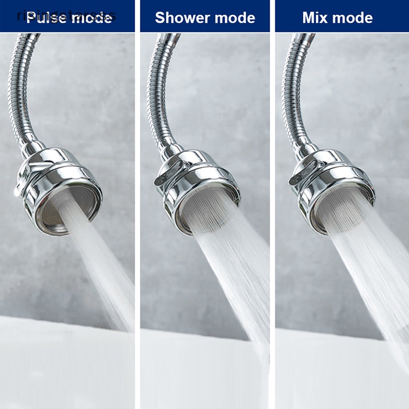 Rsid Span-new Universal 3Mode Adaptor Keran Dapur Aerator Shower Head Pressure Rumah Hemat Air Bubbler Splash Filter Tap Nozzle Konektor Jelly