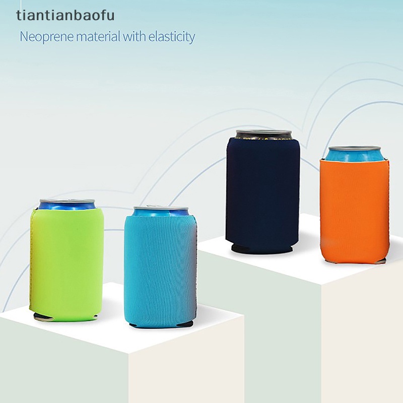 [tiantianbaofu] Beer Sleeves Camping Can Cup Soda Cover Neoprene Drink Cooler Botol Lengan Butik