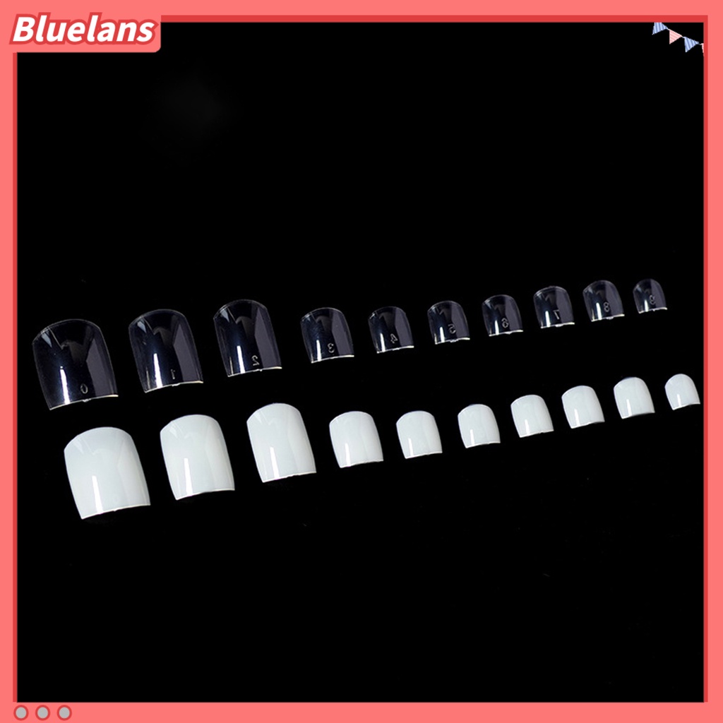 [BLM] 600pcs Tips Extension Palsu Gaya Mudah Diaplikasikan ABS Pedicure Palsu Untuk Wanita