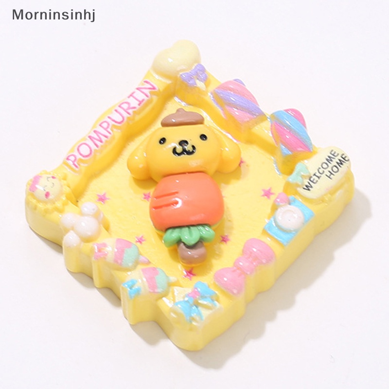 Mornin Buah Kartun Hewan Lucu Bingkai Foto Bentuk Aksesoris Resin Kuromi Melody Untuk Lem Cream Phone Case DIY Handmade Bahan id