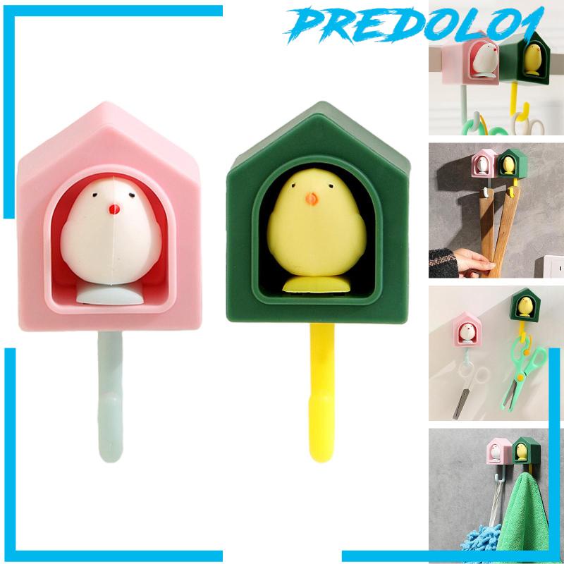 [Predolo1] Kait Dinding Lucu Kartun Coat Hook Tempel Dinding Untuk Tas Ransel Shower Handuk Dompet