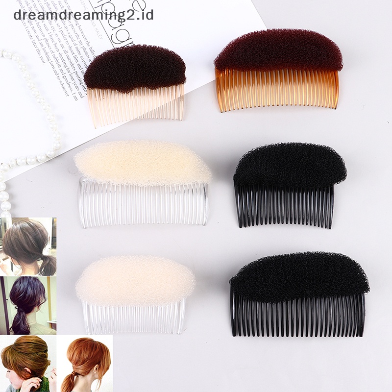 (drea) Jepit Rambut Benjolan Rambut Portable Volume Pad Hair Base Styling Fluffy Tool Lady //