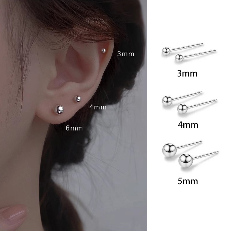 Ay(cn) Fashion Kupu-Kupu Bintang Hati Stud Anting Zirkon Kristal Mutiara Perak Earring Untuk Aksesoris Perhiasan Wanita