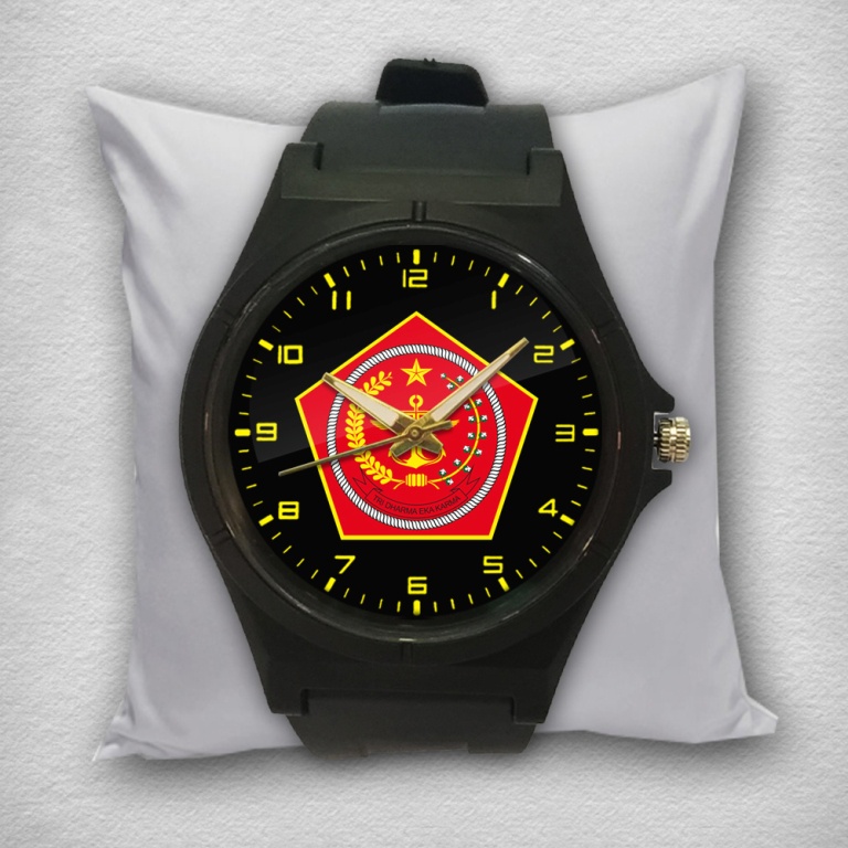Jam Tangan Custom Logo MABES TNI Terbaru Keren