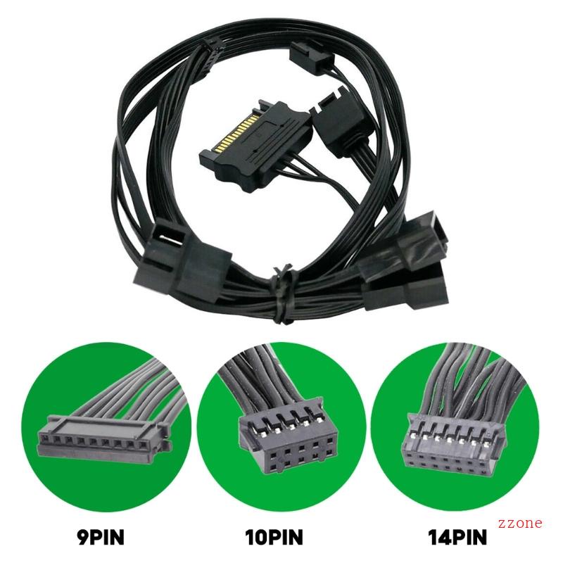 Zzz Untuk Z53 Z63 Z73 Terintegrasi Pendingin Air Radiator Power Supply Kabel 9P 10P 14P