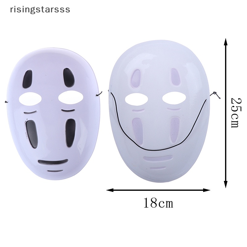 Rsid Span-new Spirited Away No-Face Mask Faceless Cosplay fancy Anime Pesta Halloween  Sepatu Jelly