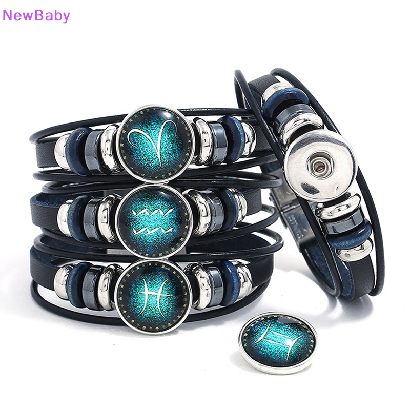 Newbaby 12rasi Tangan Tenun Dikepang Kulit Retro Zodiak Sign Ch Gelang  Id