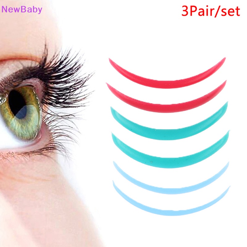 Newbaby Silicone Eyelash Perm Pad Daur Ulang Bulu Mata Batang Perisai lifg 3D Penjepit Bulu Mata ID