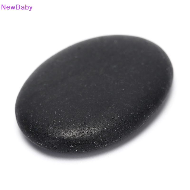 Newbaby 12pcs 3*4cm Batu Pijat Massage lava Energi Alami Massage Set Hot Spa Rock ID