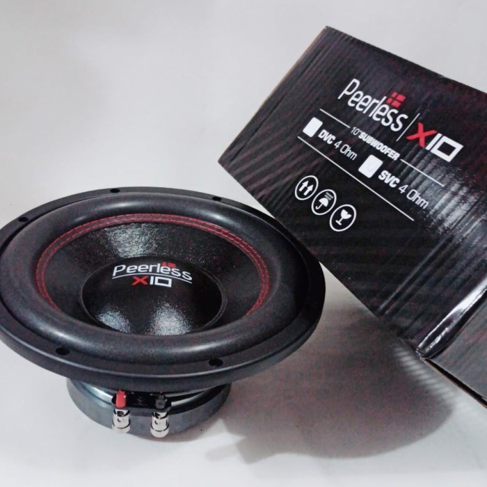 Subwoofer Peerless X10 - SVC 4 Ohm New Series