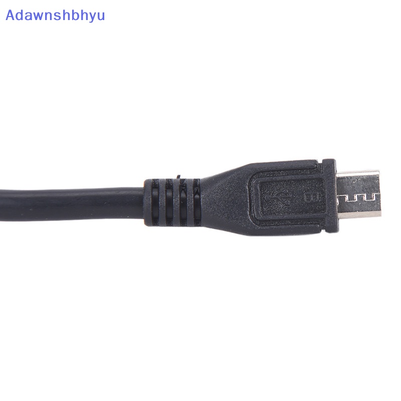 Adhyu Kabel Adapter Konektor Micro USB 2.0 Male to Female Dengan Panel Mount Hole ID