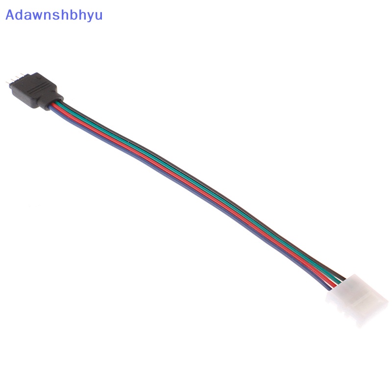Konektor Lampu led strip Adhyu 15cm 5050inc RGB 4pin strip Ke power Adapter connector ID
