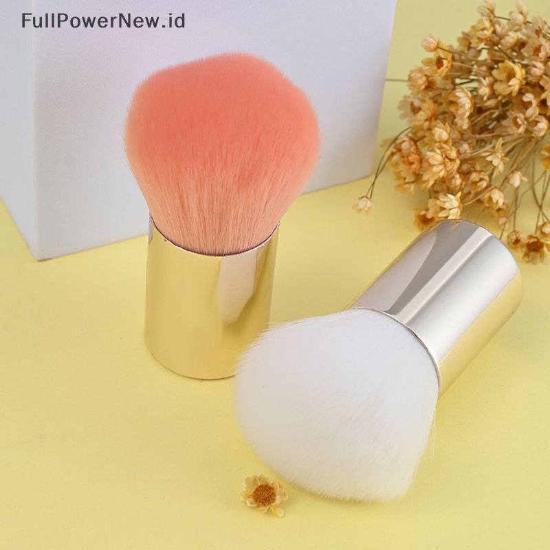 Power 1Pcs Kuas Makeup Brush Bedak Blush Brush Makeup Travel Kecil Alat ID