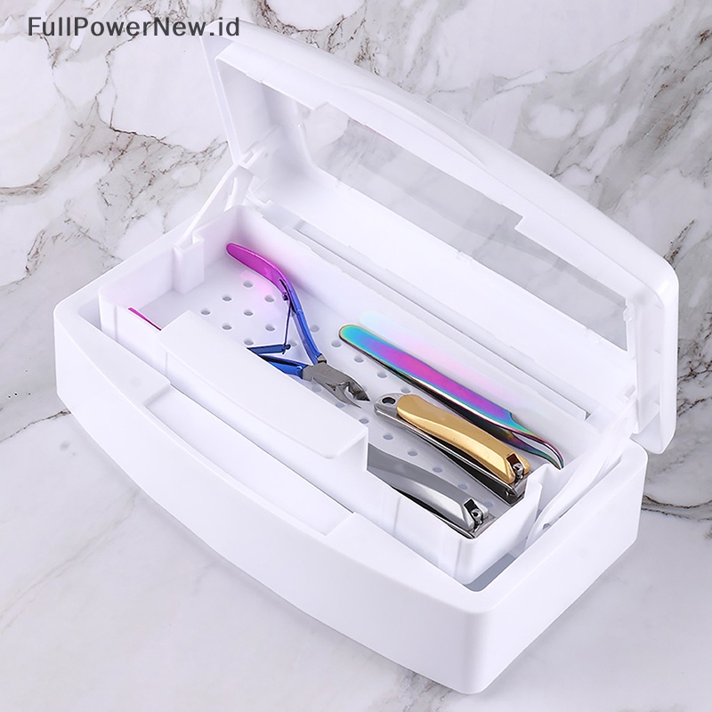 Power 1pc Tray Steril Kuku Desinfeksi Pedicure Manicure Box Nails Art ID