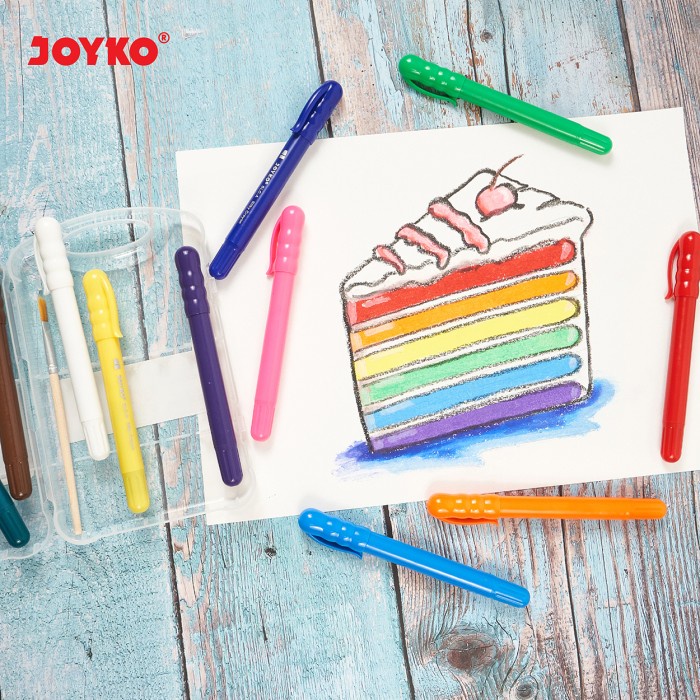 

Silky Crayon Krayon Halus Joyko SLC-A Warna Colors - SLC-A-12Warna