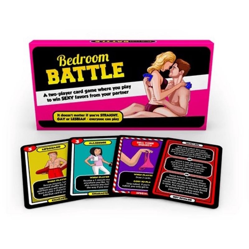 bedroom battle - board game - cards game