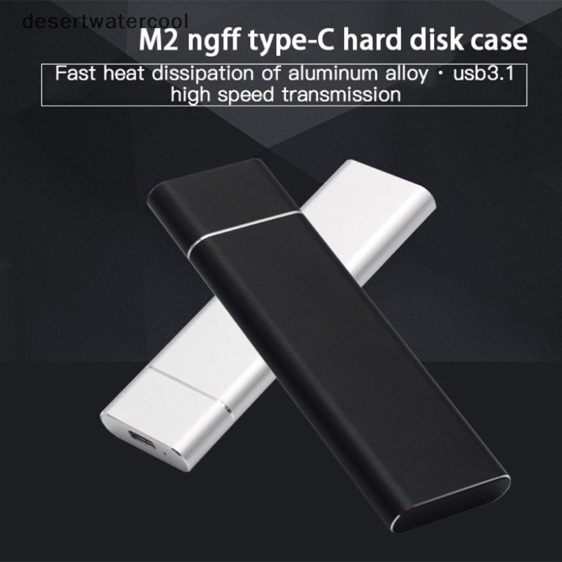 Deid M.2 NGFF Type-C 3.1 Aluminium Alloy Mobile Hard Disk Box Transmisi Kecepatan Tinggi SSD Solid Hard Disk Box Martijn