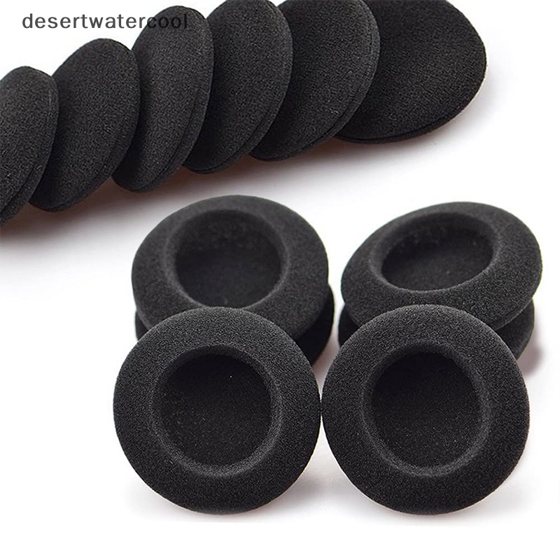 Deid 10pcs 60mm /2.4&quot; Pengganti Busa Telinga Pud Earpads Sponge Cushion Covers Untuk Logitech H600 Martijn