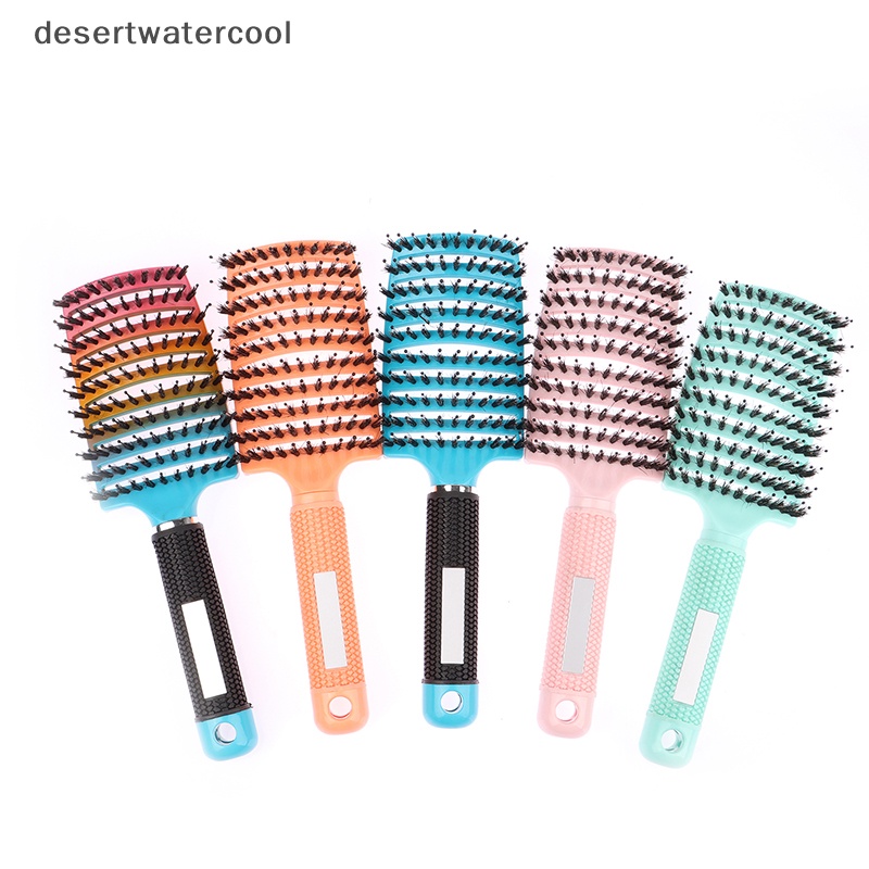 Deid Sisir Pijat Kulit Kepala Rambut Hairbrush Penghilang Stress Wet Curly Detangle Hair Brush Martijn