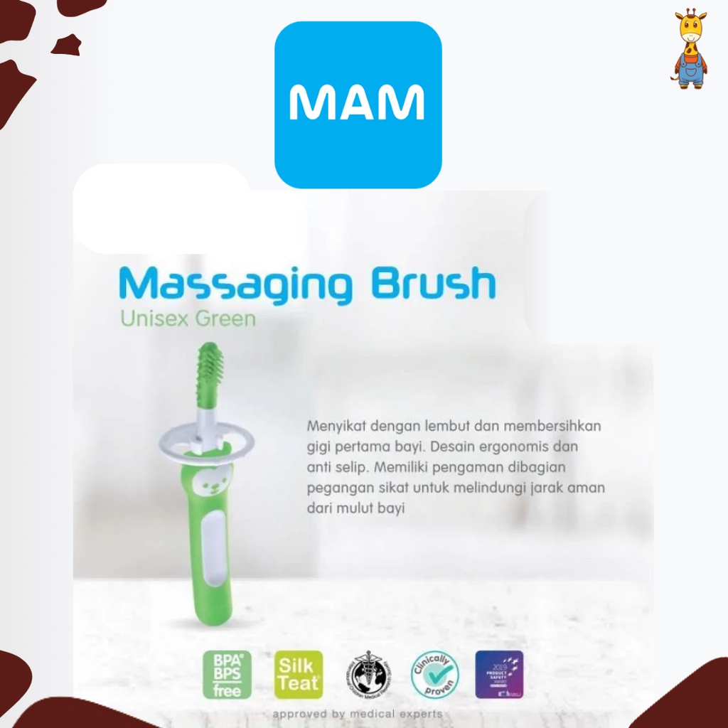MAM Massaging Brush Unisex - Sikat Gigi Anak