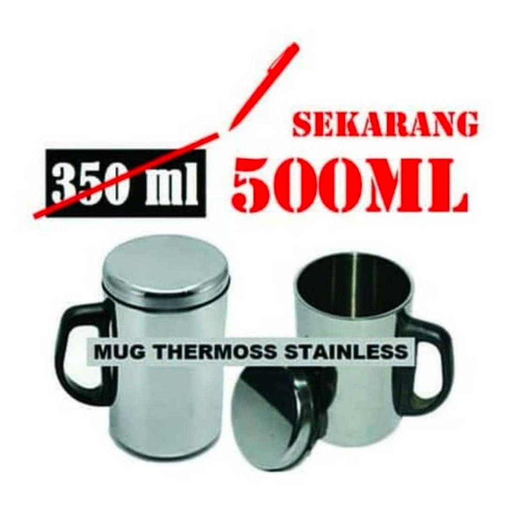grosir unik Termos Mug Stainless steel  / Gelas Mug Stainless steel
