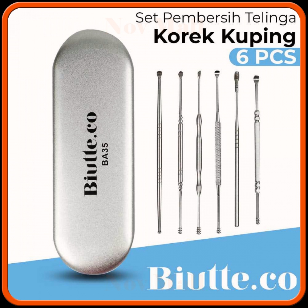 Set Pembersih Telinga Korek Kuping 6 PCS - BA35