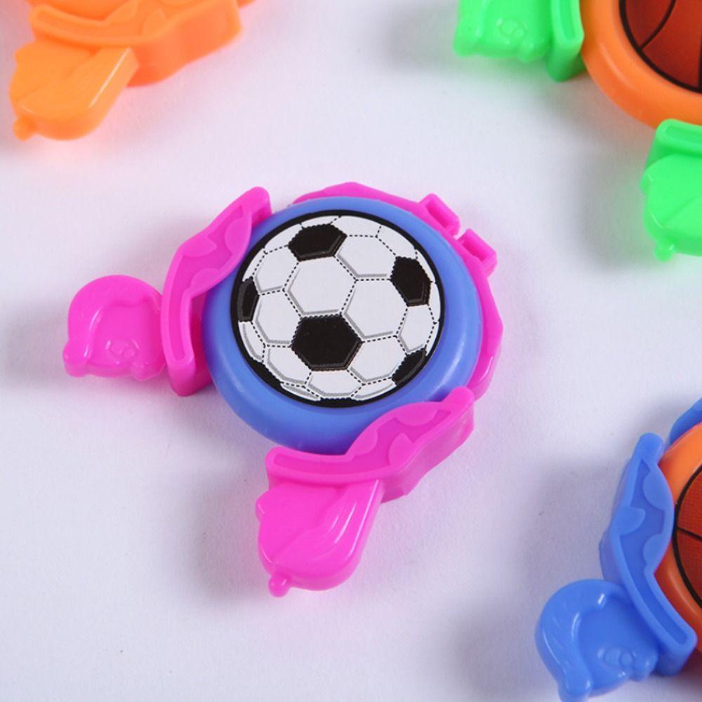 Lanfy Mini Launchers Ball Outdoor Finger Catapult Peluncur Sepak Bola Piringan Terbang Mini Warna Untuk Mainan Outdoor