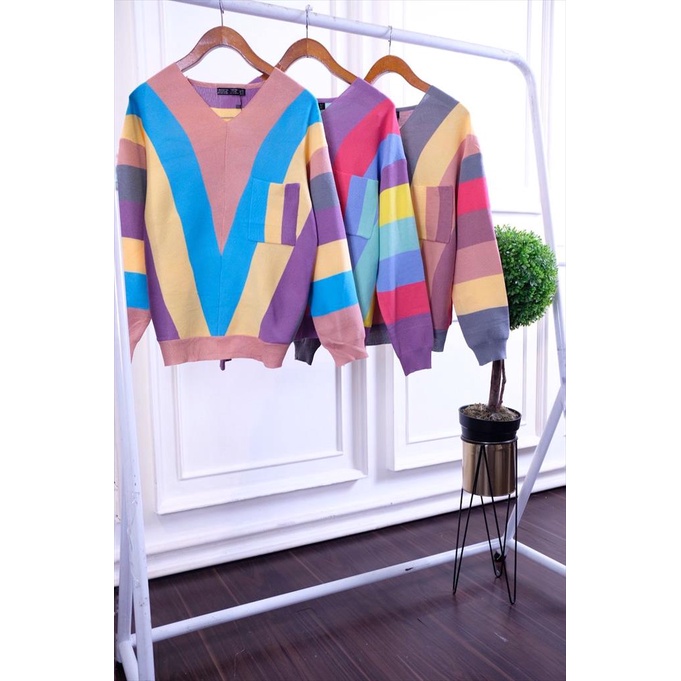 SWEATER KNIT FASHION PREMIUM BAHAN PREMIUM BANGKOK BKK,4102