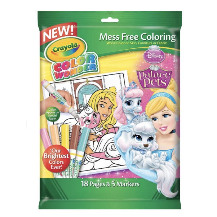 

Crayola Color Wonder Mess Free - Palace Pets Coloring Book Set AKM27