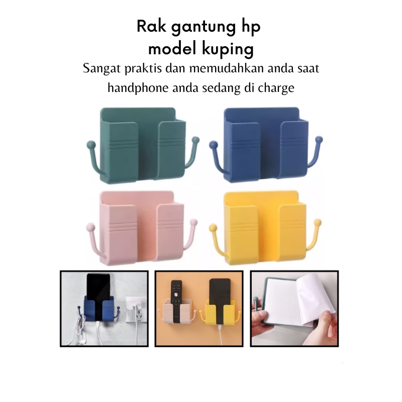 GOS A105 - Rak Kuping Rak Gantung Kabel HP  /  Gantungan Kabel &amp; Gantungan Hp dinding