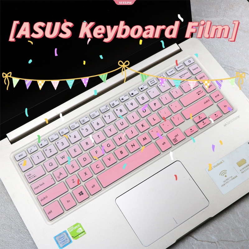 Skin Pelindung cover Keyboard laptop Untuk ASUS U5100UQ S5100UA X510UQR UX580 A505 K505B X505BP X510U 14- inch [ZXL]