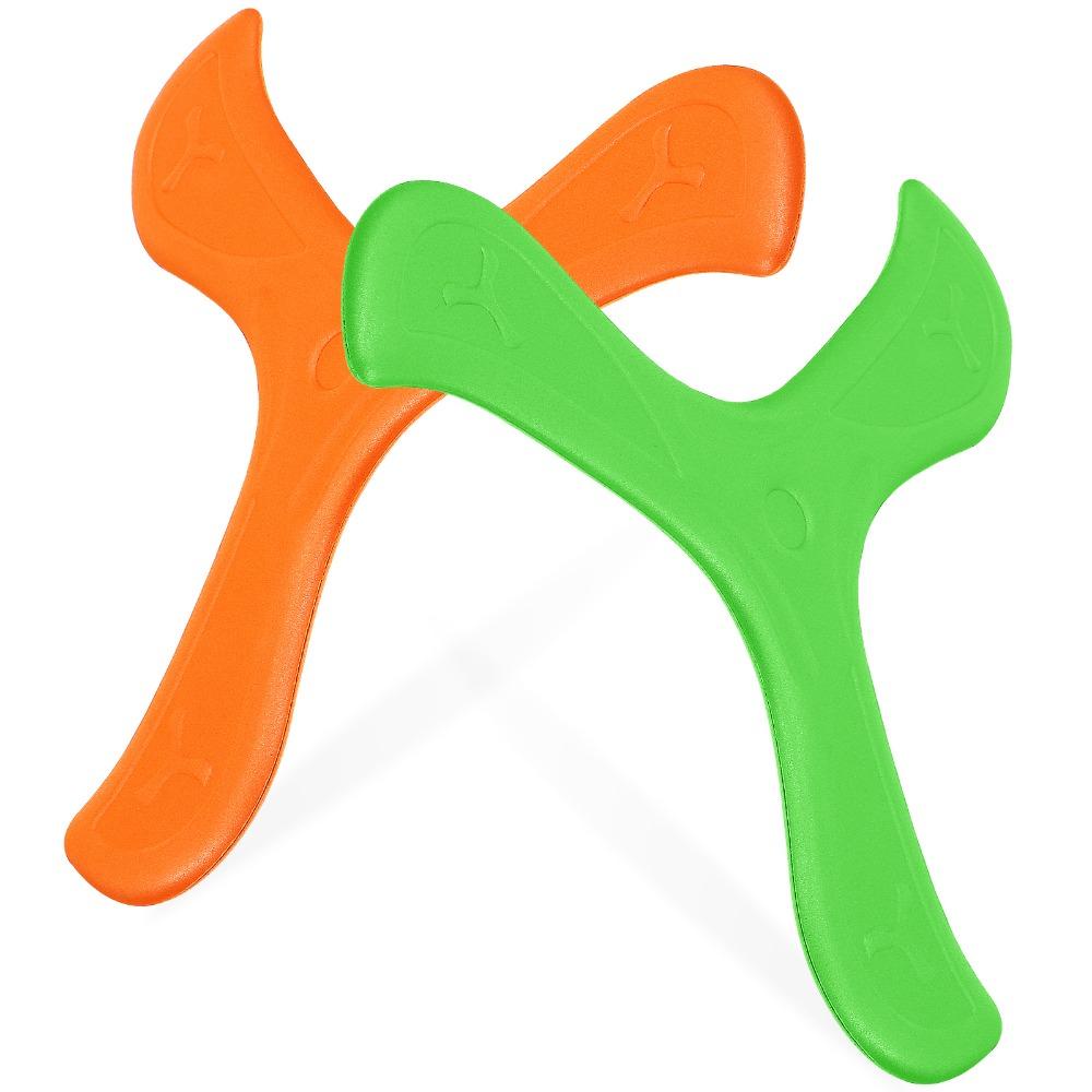 Needway Mainan Boomerang Terbang Mainan Interaktif Boomerang Interaktif Profesional Untuk Anak Bermain Cepat Menangkap Kembali Boomerang Tiga Daun Lucu Untuk Hadiah Anak
