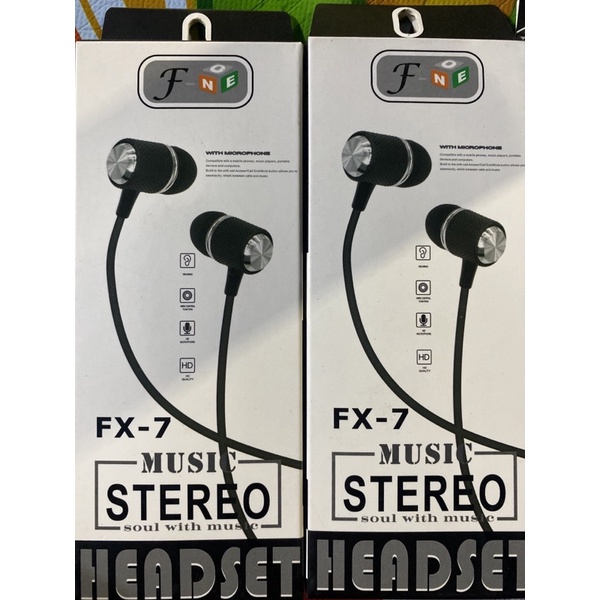 HF HEADSET HANDSFREE FX-7 SUPER BASS