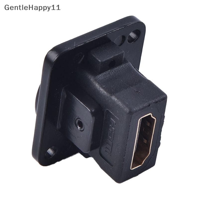 Gentlehappy 1PC HDMI-HDMI Chassis Connector Female Socket Konektor Dipasang Panel id