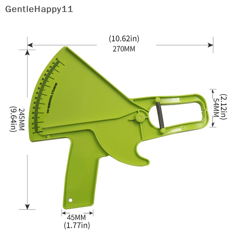 Gentlehappy Body Fat Caliper Tester Fitness Skinfold Akurat Ukur Alat Ukur Aksesori Body Fat Analyzer Muscle Tester Menjaga Kesehatan id