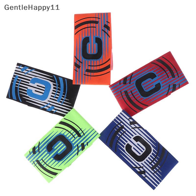 Gentlehappy Captain Armband Colorful Football Sepak Bola Flexible Adjustable Player Armband id