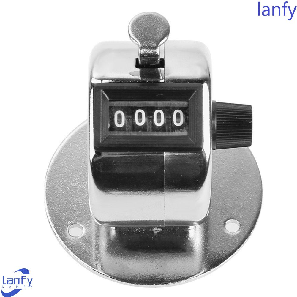 Lanfy Counter Golf Clicker Metal with Base Mechanical 0~9999 4digi Display Counting Number