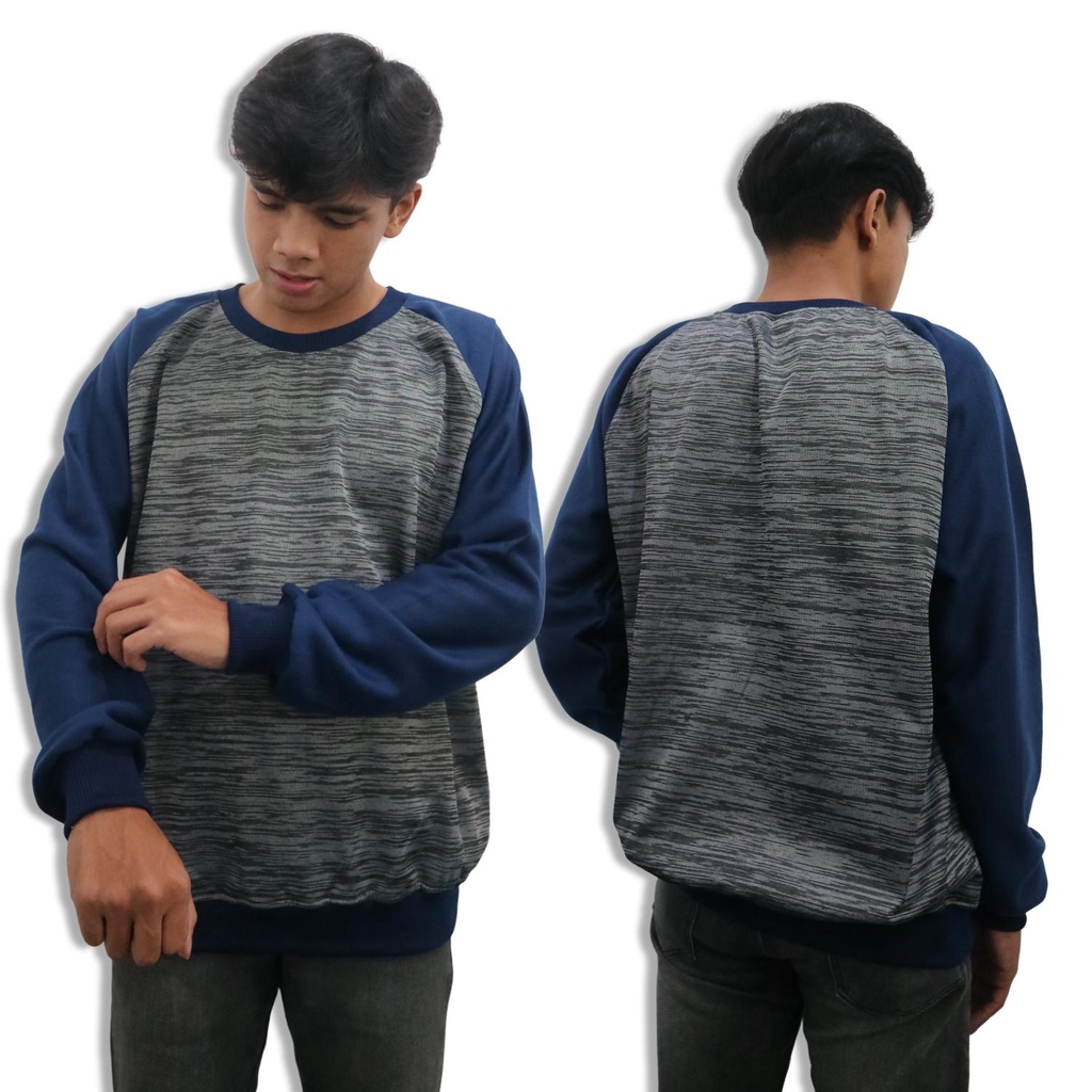 Crewneck polos Reglan Twis Sweater paling kece