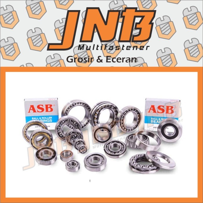 Ball Bearing ASB 6003 2RS Asli Laher Tutup Karet Original