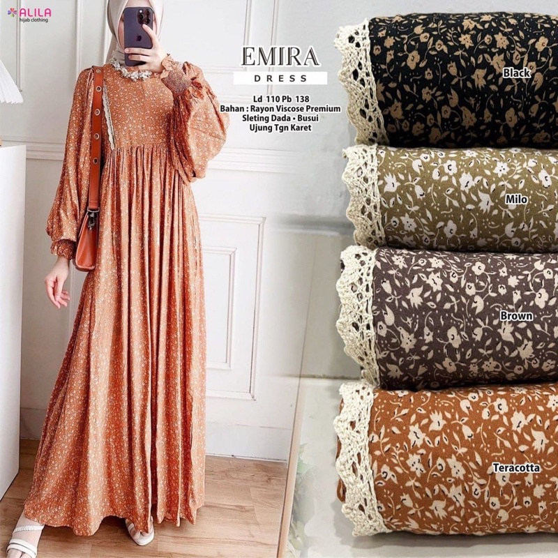 EMIRA DRESS ORI ALILA | Rayon Viscose Premiun