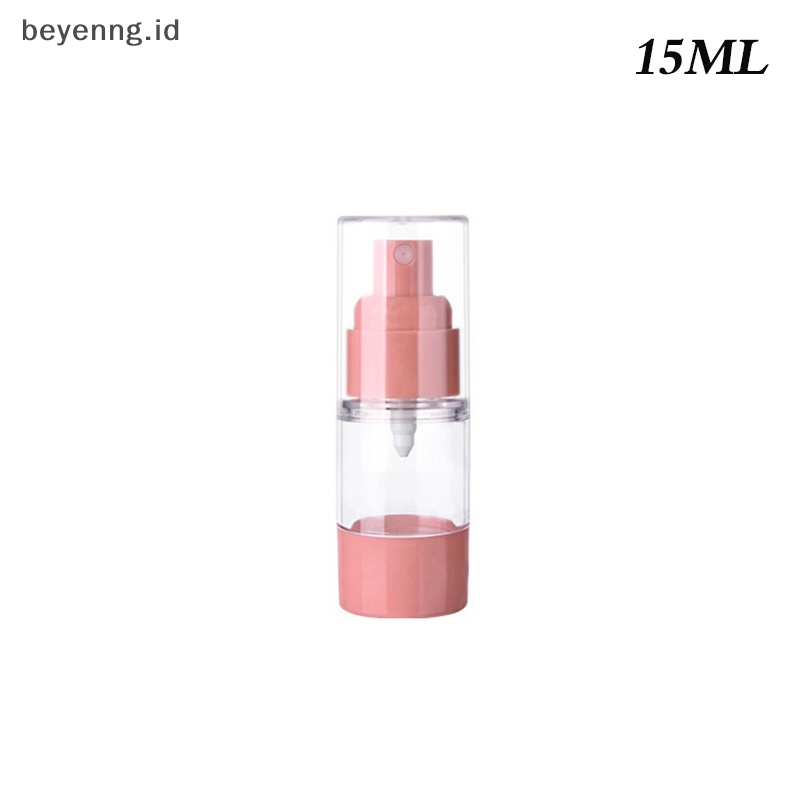 Beyen 15/30 /50ml Alat Wadah Botol Krim Lotion Airless Vakum Isi Ulang ID